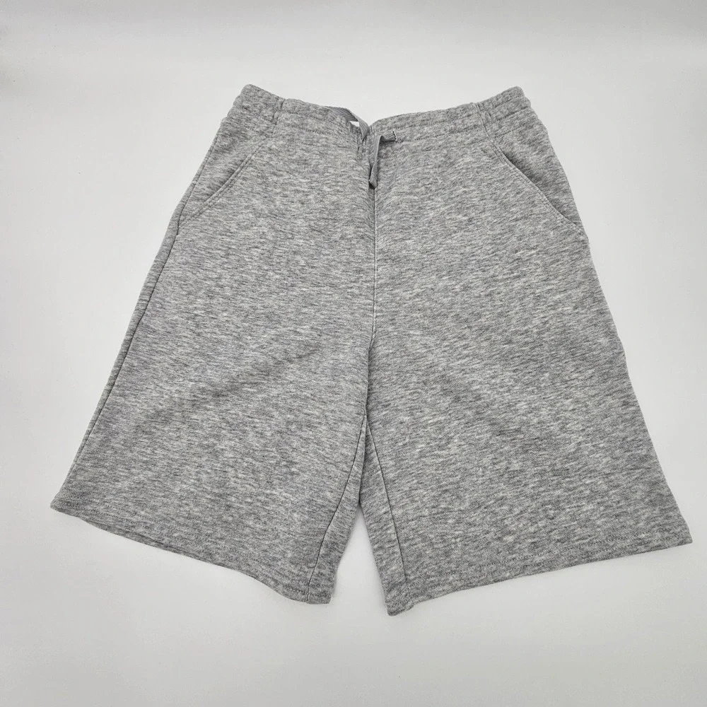 Epic Threads Kids Knit Shorts Drawstring Heather Sterling Grey S‎  7-8 NEW